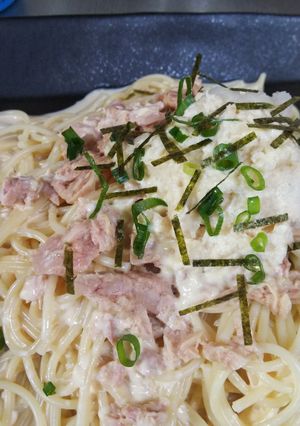 簡単！和風ツナマヨおろしパスタ-レシピのメイン写真