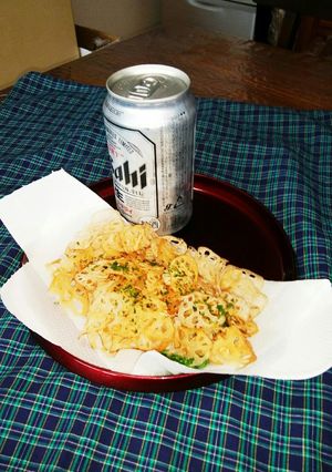 パリッと塩あじ♡レンコンチップス-レシピのメイン写真