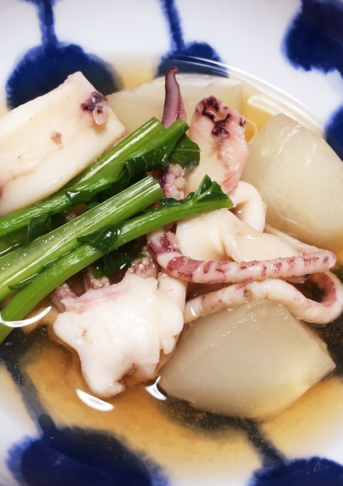 簡単！いかと蕪の煮物-レシピのメイン写真