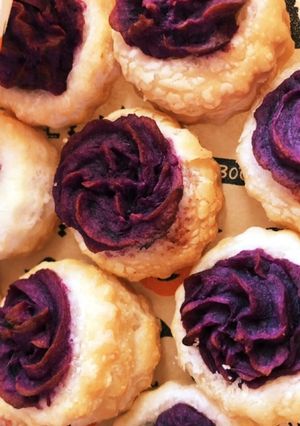 簡単パイシートで紫芋のパイ-レシピのメイン写真