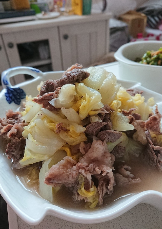 無水鍋で！白菜と牛肉の簡単塩煮-レシピのメイン写真