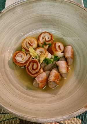 ちくわとこんにゃくベーコン巻煮-レシピのメイン写真