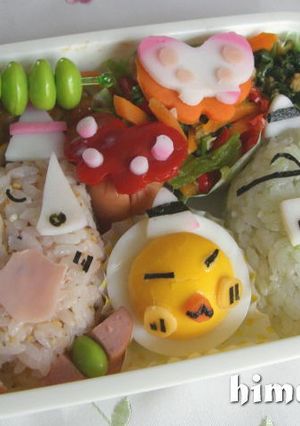 子鬼のトリオ❤パパキャラ弁❤-レシピのメイン写真
