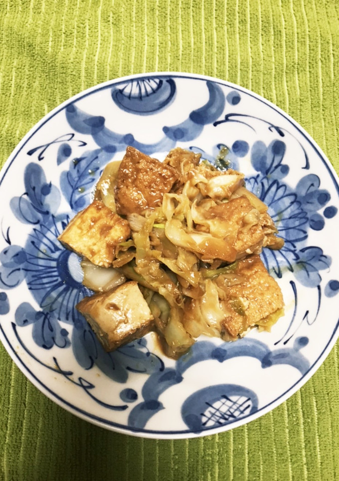 厚揚げの味噌炒め-レシピのメイン写真