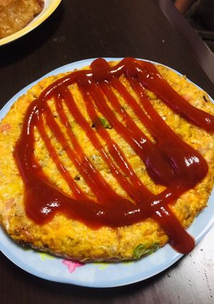 野菜いっぱいオムレツ-レシピのメイン写真