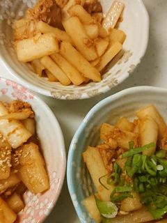 簡単♪大根とツナの旨辛炒め♪-レシピのメイン写真