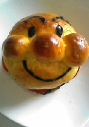 レンジパン「アンパンマンのハンバーガー」-レシピのメイン写真