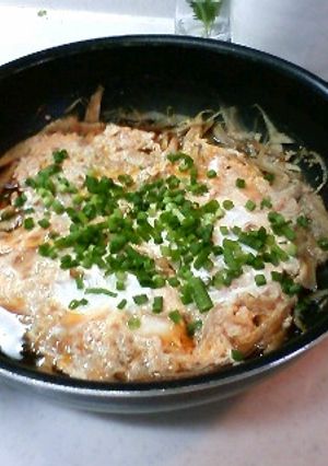 鶏ひき肉で柳川風？？？-レシピのメイン写真