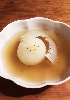 簡単！材料３つで絶品玉ねぎスープ☆-レシピのメイン写真