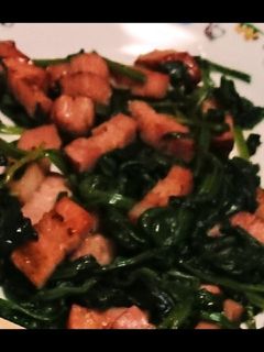 ほうれん草&ベーコンの炒め物-レシピのメイン写真