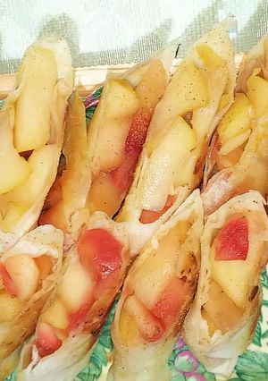 焼きリンゴ巻いちゃいました。-レシピのメイン写真