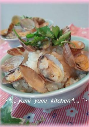春を感じる☆あさりの炊き込みご飯-レシピのメイン写真