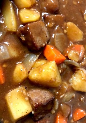 汗だく！サイコロステーキ薬膳カレー！-レシピのメイン写真