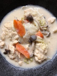 白菜と鶏団子のクリーム煮-レシピのメイン写真