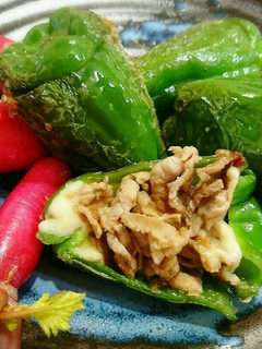 旨っ♥まるごとピーマンの肉詰め-レシピのメイン写真