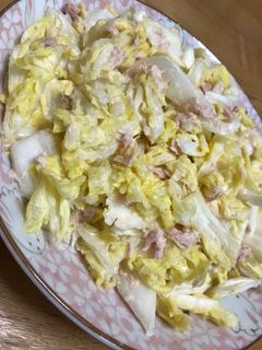 白菜が甘旨〜☆白菜とツナのあっさりサラダ-レシピのメイン写真