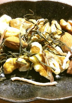 ミックスナッツ+松前漬け用昆布＆するめ-レシピのメイン写真