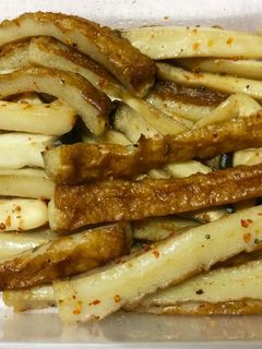 ちくわとエリンギのごま油七味炒め-レシピのメイン写真