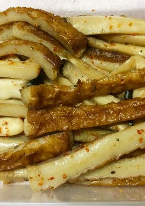 ちくわとエリンギのごま油七味炒め-レシピのメイン写真
