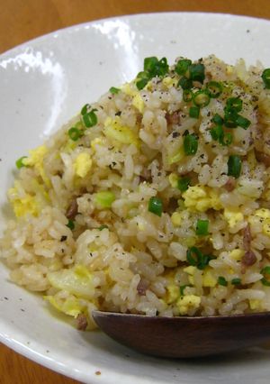 **キャベツと卵のチャーハン**-レシピのメイン写真