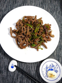 簡単!牛肉ピーマン炒め☆ガラムマサラ風味-レシピのメイン写真