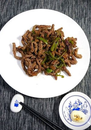 簡単!牛肉ピーマン炒め☆ガラムマサラ風味-レシピのメイン写真