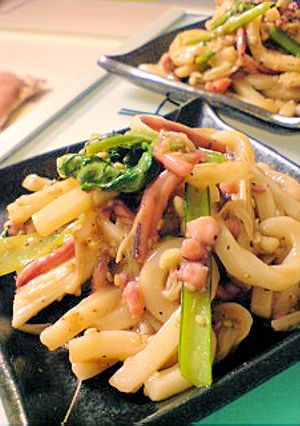 塩辛好きの♪もっちり塩辛バターうどん-レシピのメイン写真