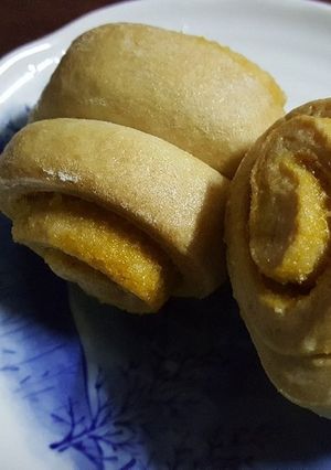 ほんのりカボチャ風味の花巻-レシピのメイン写真