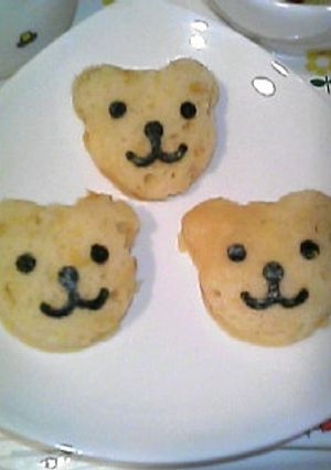 くまちゃんの「レンジ蒸しパン」-レシピのメイン写真