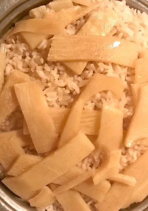 超簡単タケノコ炊き込みご飯-レシピのメイン写真