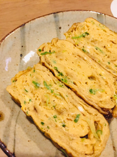 海苔の佃煮とねぎの玉子焼き-レシピのメイン写真