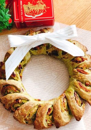 抹茶のエピ♡リースパン-レシピのメイン写真