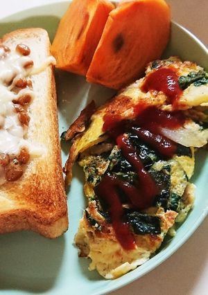 朝食に!ツナじゃが卵の薄焼き-レシピのメイン写真