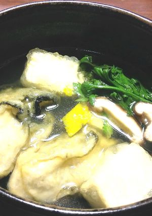 牡蠣と豆腐の揚げ出し椀-レシピのメイン写真