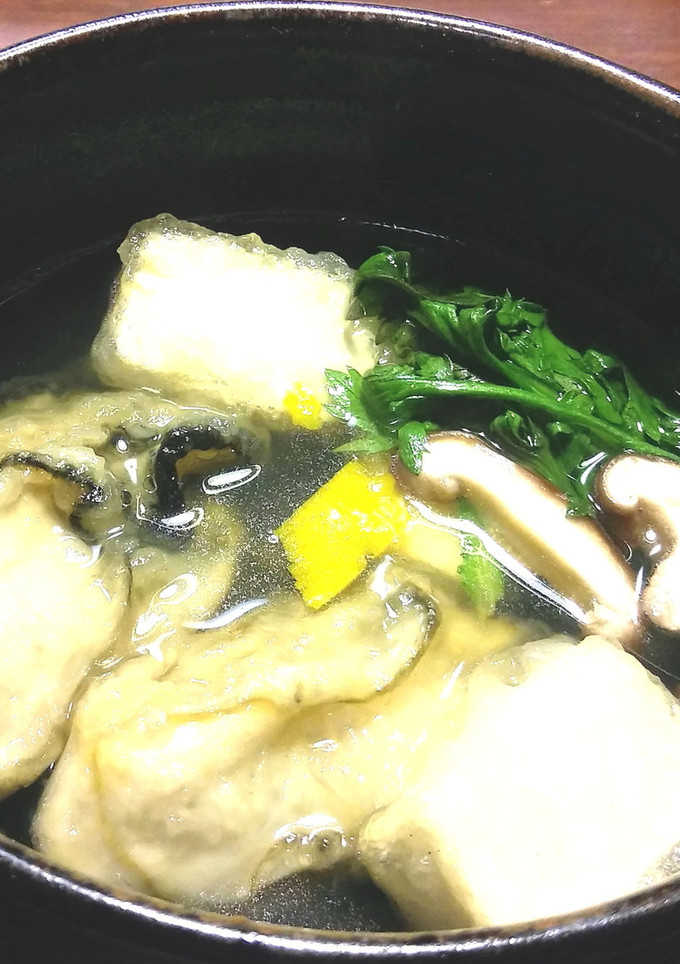 牡蠣と豆腐の揚げ出し椀-レシピのメイン写真