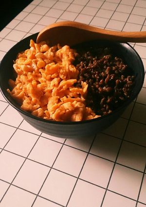 ガッツリ食べたい☆２色丼☆-レシピのメイン写真