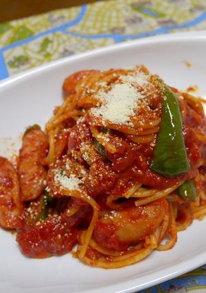 香りソルトで味付け簡単！懐かしナポリタン-レシピのメイン写真