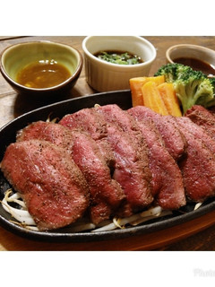 ブロックステーキ簡単ステーキ皿での焼き方-レシピのメイン写真