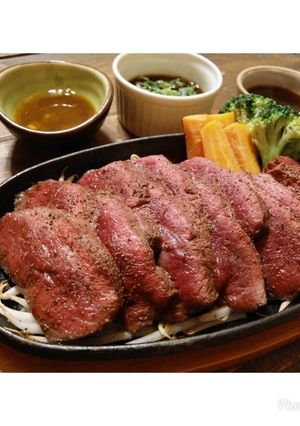 ブロックステーキ簡単ステーキ皿での焼き方-レシピのメイン写真