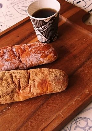簡単！揚げない揚げパンきな粉＆シュガー♪-レシピのメイン写真