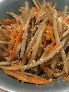 懐かしの味 ♪ きんぴらごぼう-レシピのメイン写真