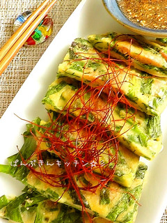 まな板要らず♪ニラと豚肉のもちもちチヂミ-レシピのメイン写真