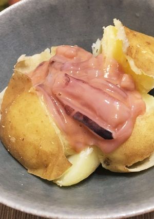 【簡単】お酒のお供、塩辛じゃがいも-レシピのメイン写真