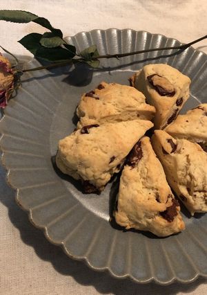 【簡単・おやつ】シンプルチョコスコーン-レシピのメイン写真