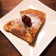 簡単♪苺ジャムのパンケーキ♪