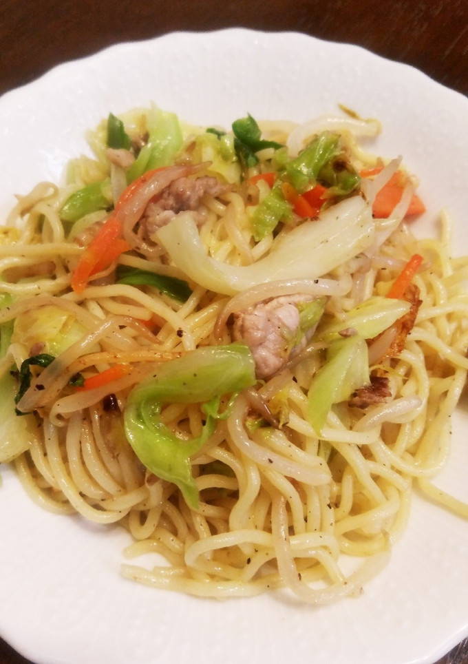 野菜をしっかり…塩焼きそば-レシピのメイン写真