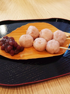 苺ジャムのパステルしらたま団子♪-レシピのメイン写真