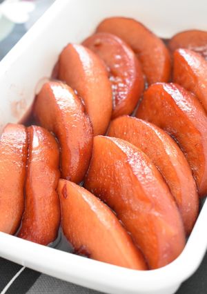 とろ～り♪　キャラメルりんごのワイン煮-レシピのメイン写真