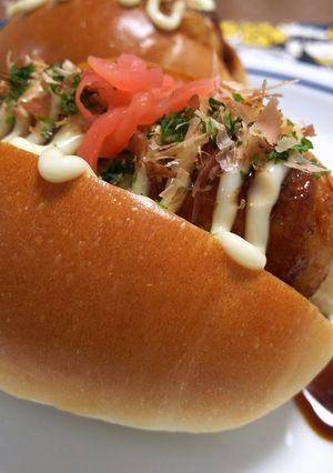 たこ焼きパン(たこ焼きサンドイッチ)-レシピのメイン写真