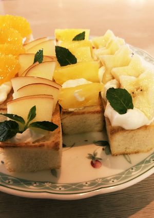 フルーツ オープンサンド おもてなし-レシピのメイン写真